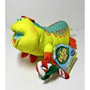 Disney A Bugs Life Heimlich Caterpillar 1998 Christmas 12" Plush Stuffed Toy Tag